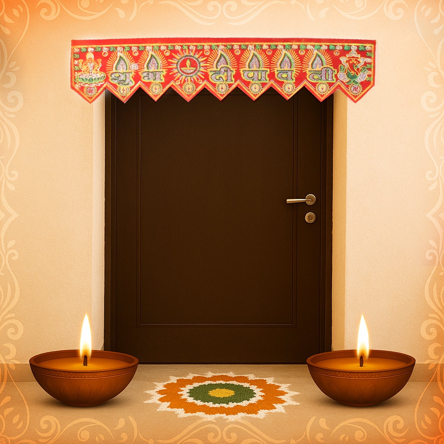 Traditional Decorative Toran Banner - (1 Pc) Traditional Decorative Toran Banner - (1 Pc)